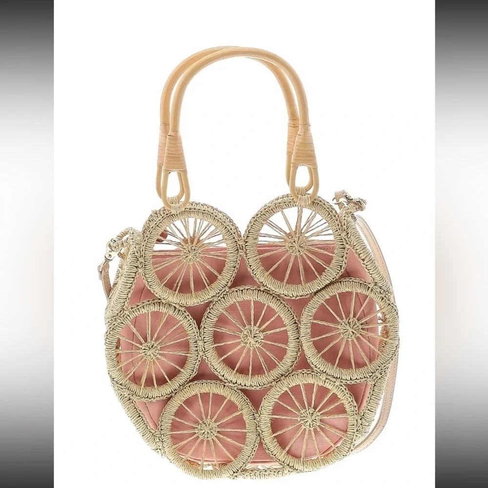 Spartina 449 rattan pink crossbody bag new without tags.